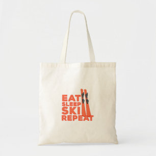 Bolso De Tela Repetición de esquiar de sueño
