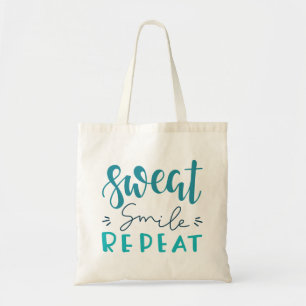 Bolso De Tela Repetición de sonrisa sudorosa