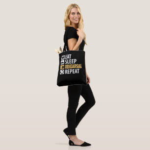 Bolso De Tela Repetición del ensayo de sueño de consumo