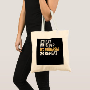 Bolso De Tela Repetición del ensayo de sueño de consumo - Citas 
