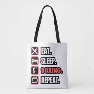 Bolso De Tela Repetir el Boxeo de sueño