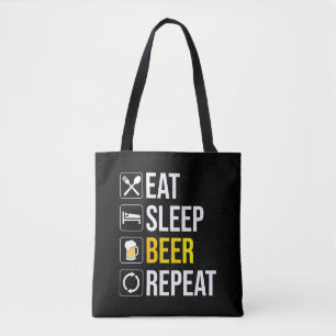 Bolso De Tela Repetir la cerveza de sueño