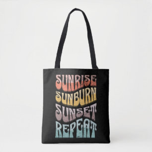 Bolso De Tela Repetir Sunrise Sunburn Sunset