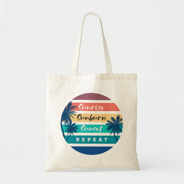 Bolso De Tela Repetir Sunrise Sunburn Sunset (Frente)