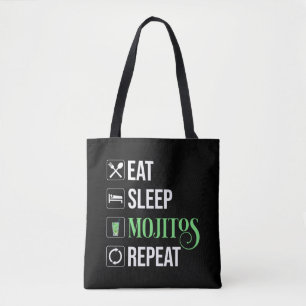 Bolso De Tela Repita con Mojitos de sueño de descanso