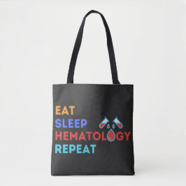 Bolso De Tela REPITE HEMATOLOGÍA DE DORMIR DE COMER - #lablife