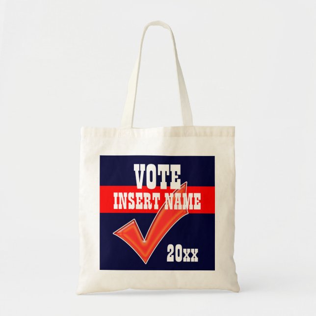 Bolso De Tela Republicano del voto (Frente)