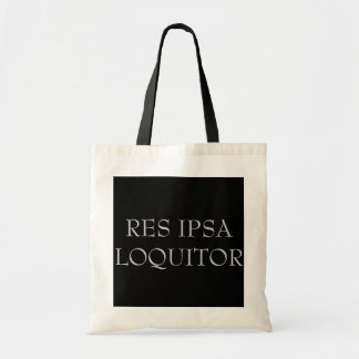 Bolso De Tela "Res tote de Ipsa Loquitor"