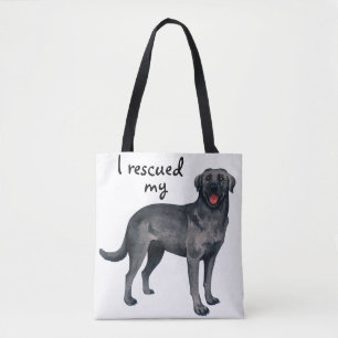 Bolso De Tela Rescate Black Lab