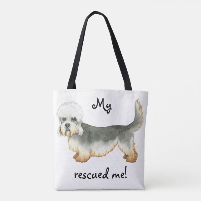 Bolso De Tela Rescate Dandie (Reverso)