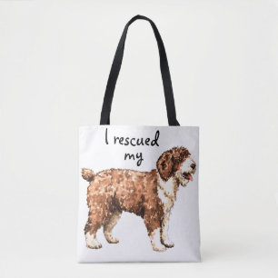 Bolso De Tela Rescate de Perro de Agua Español