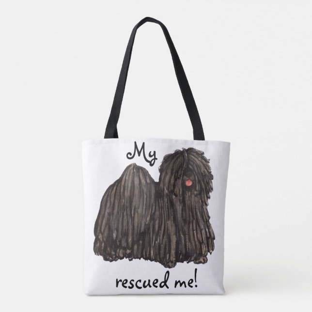 Bolso De Tela Rescate de Puli (Reverso)