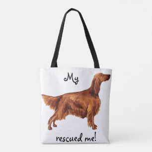 Bolso De Tela Rescate Irish Setter