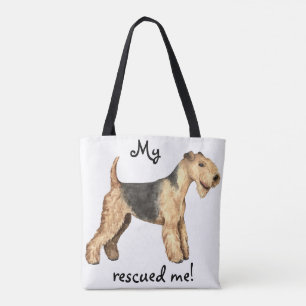 Bolso De Tela Rescate Lakeland Terrier