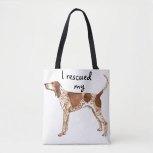 Bolso De Tela Rescue American English Coonhound