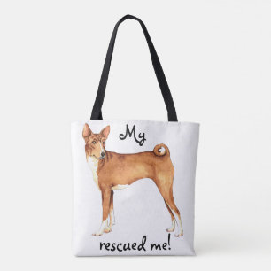 Bolso De Tela Rescue Basenji