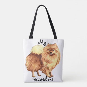 Bolso De Tela Rescue Pomeranian