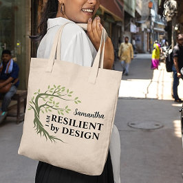 Bolso De Tela RESILIENTE POR DISEÑO Inspirador