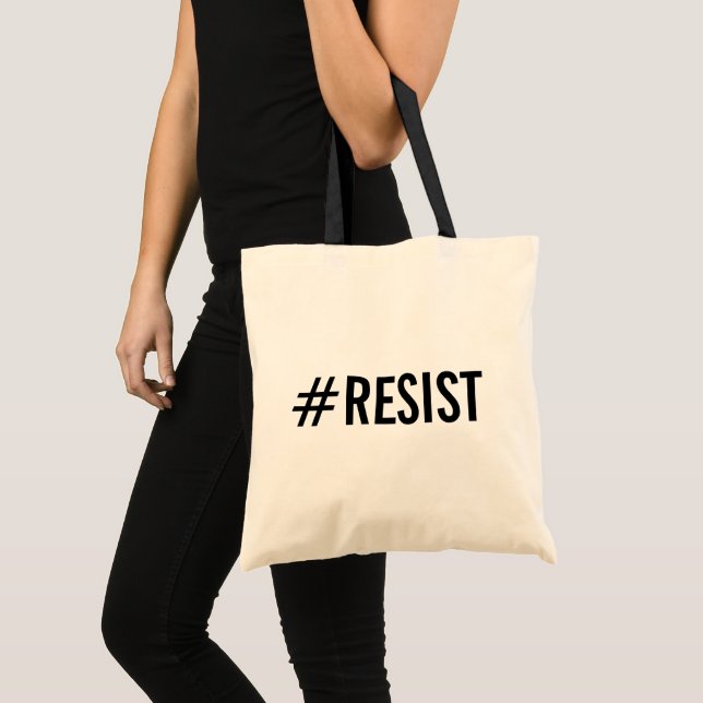 Bolso De Tela #Resista a la protesta política (Anverso (producto))