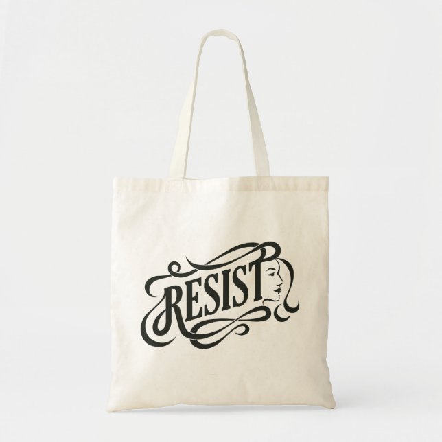 Bolso De Tela Resista el tote (Frente)