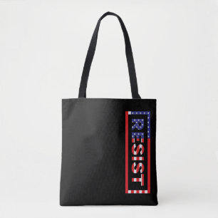 Bolso De Tela RESISTIR  Bandera de los Estados Unidos