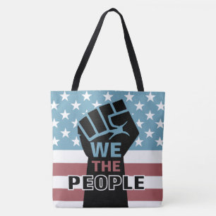 Bolso De Tela Resistir la primera bandera norteamericana Nosotro