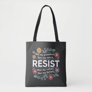 Bolso De Tela Resistir sutiles protestas fraguadas contra Trump 