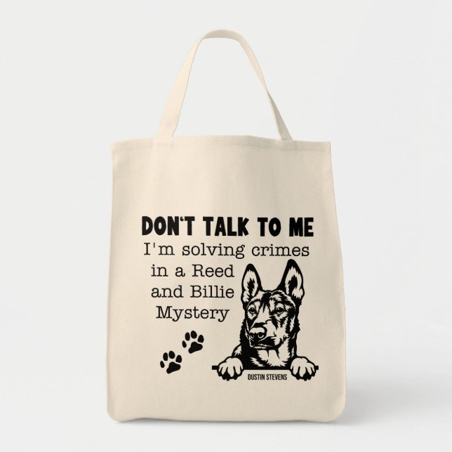 Bolso De Tela Resolver crímenes con Reed y Billie (Frente)