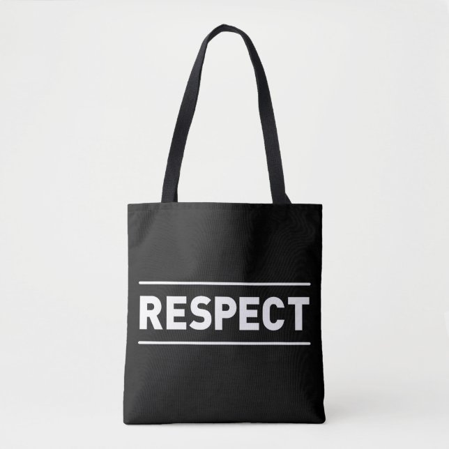 Bolso De Tela Respeto (Anverso)