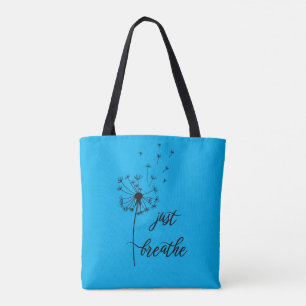Bolso De Tela Respira Fácil con Dandeliones