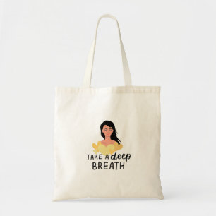 Bolso De Tela Respira hondo
