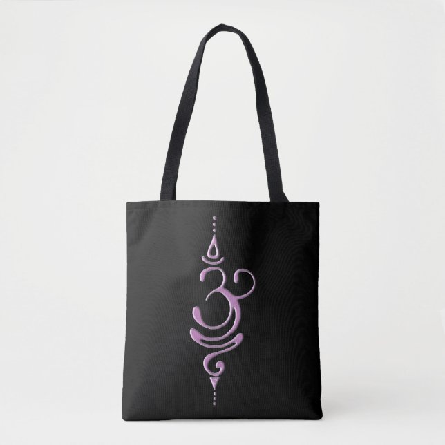 Bolso De Tela Respira Rosa  (Anverso)