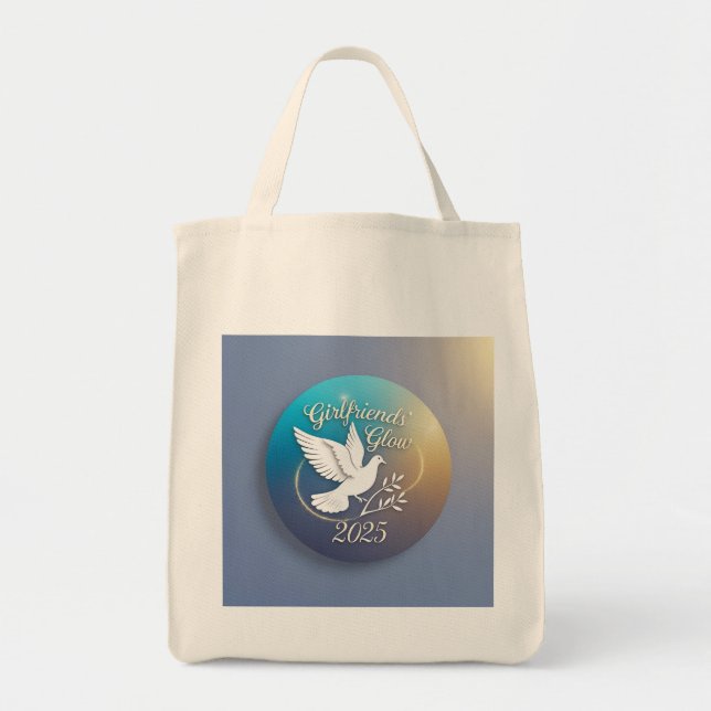 Bolso De Tela Resplandor Bendito (Frente)