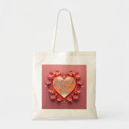 Bolso De Tela Resplandor Floral