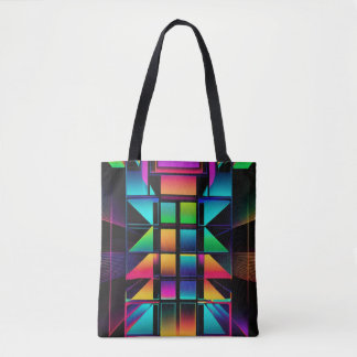 Bolso De Tela Resplandor Neon Vibe 2