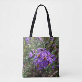 Bolso De Tela Resplandor Púrpura de Otoño