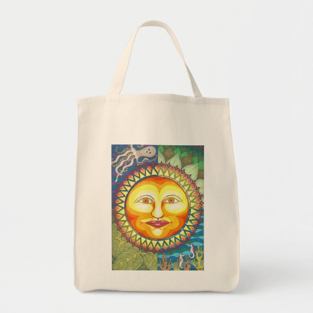 Bolso De Tela Resplandor solar (Frente)