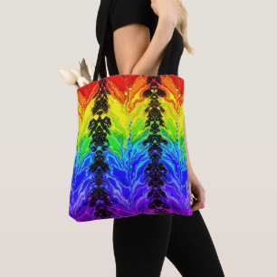 Bolso De Tela “Resplandor” – Un patrón de orgullo abstracto