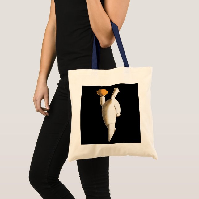 Bolso De Tela Restaurante Art Deco Chef, Viñetas (Anverso (producto))