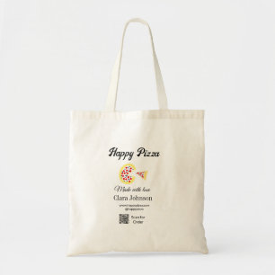 Bolso De Tela restaurante de pizza cafetería pizzería escanear c