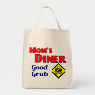 Bolso De Tela Restaurante retro de la buena cena de mamá