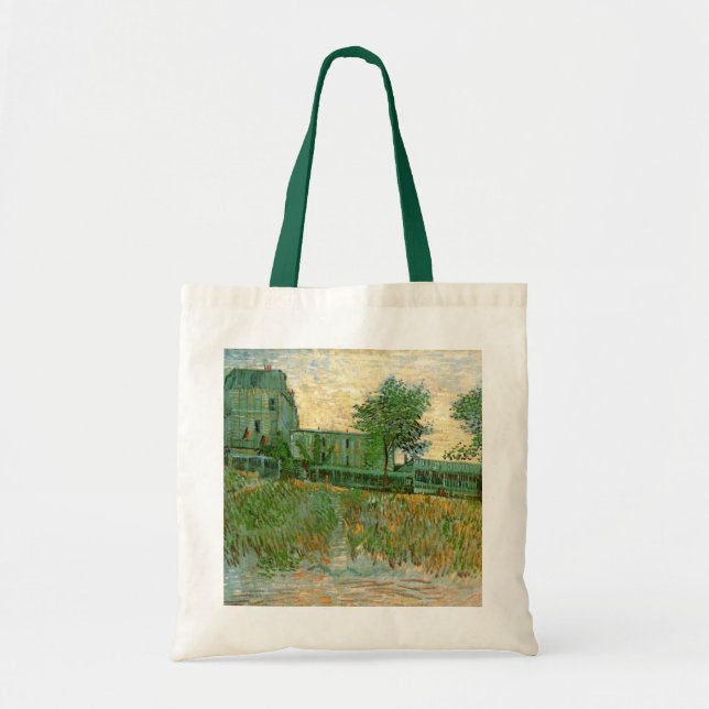 Bolso De Tela Restaurante Sirene, Asnières de Vincent van Gogh (Frente)