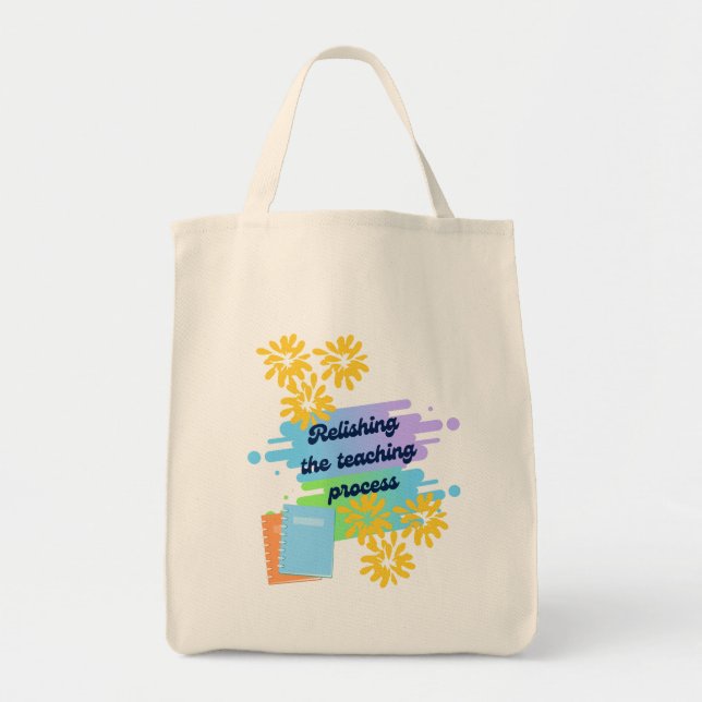 Bolso De Tela Restringir El Proceso De Enseñanza (Frente)