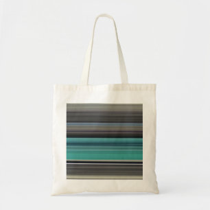 Bolso De Tela Resumen #1: Verde azulado y gris