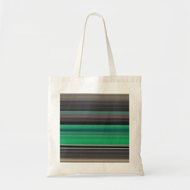 Bolso De Tela Resumen #1: Verde y gris (Frente)