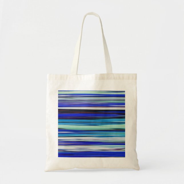 Bolso De Tela Resumen #2: Azul borroso (Frente)
