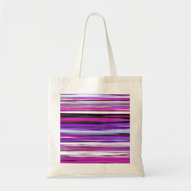 Bolso De Tela Resumen #2: Desenfoque morado (Frente)