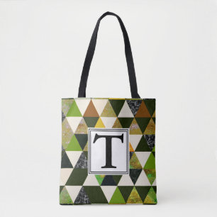 Bolso De Tela Resumen #475 Monograma