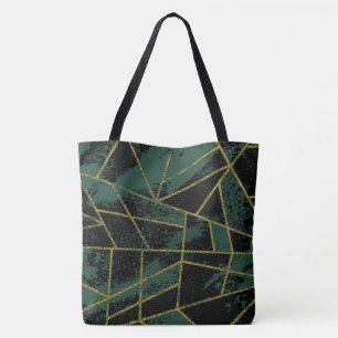 Bolso De Tela Resumen #941 Verde