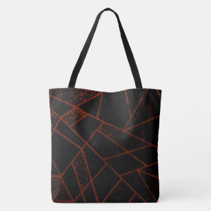 Bolso De Tela Resumen #948 Rojo